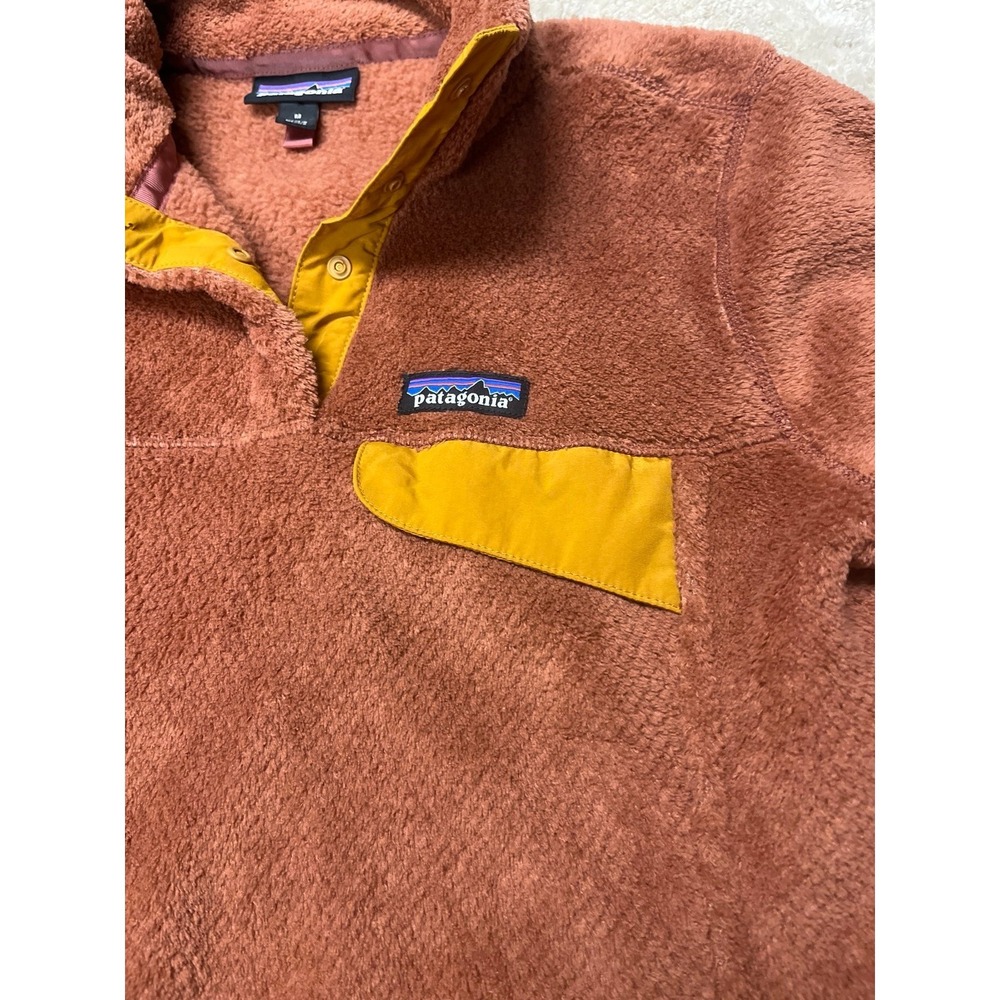 Patagonia Womens Bronze Re-Tool Snap T Jacket Fleece Size Women's medium - Picture 2 of 4